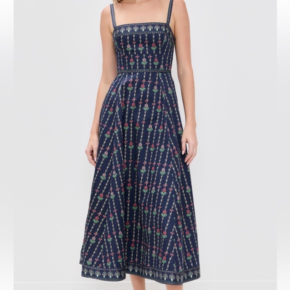 Hill House Dresses & Skirts - NWT Hill House Margot Navy Floral Midi Dress